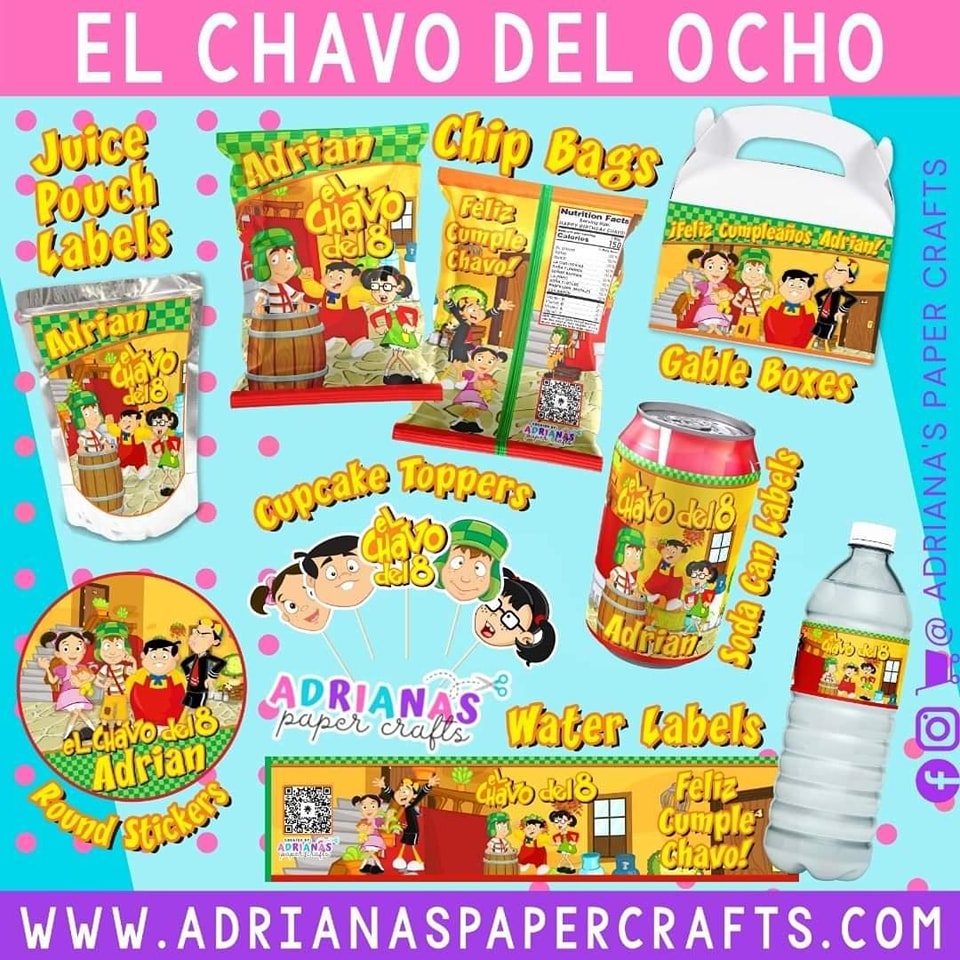 Soda Can Labels - Set of 12 – Adriana's Paper Crafts