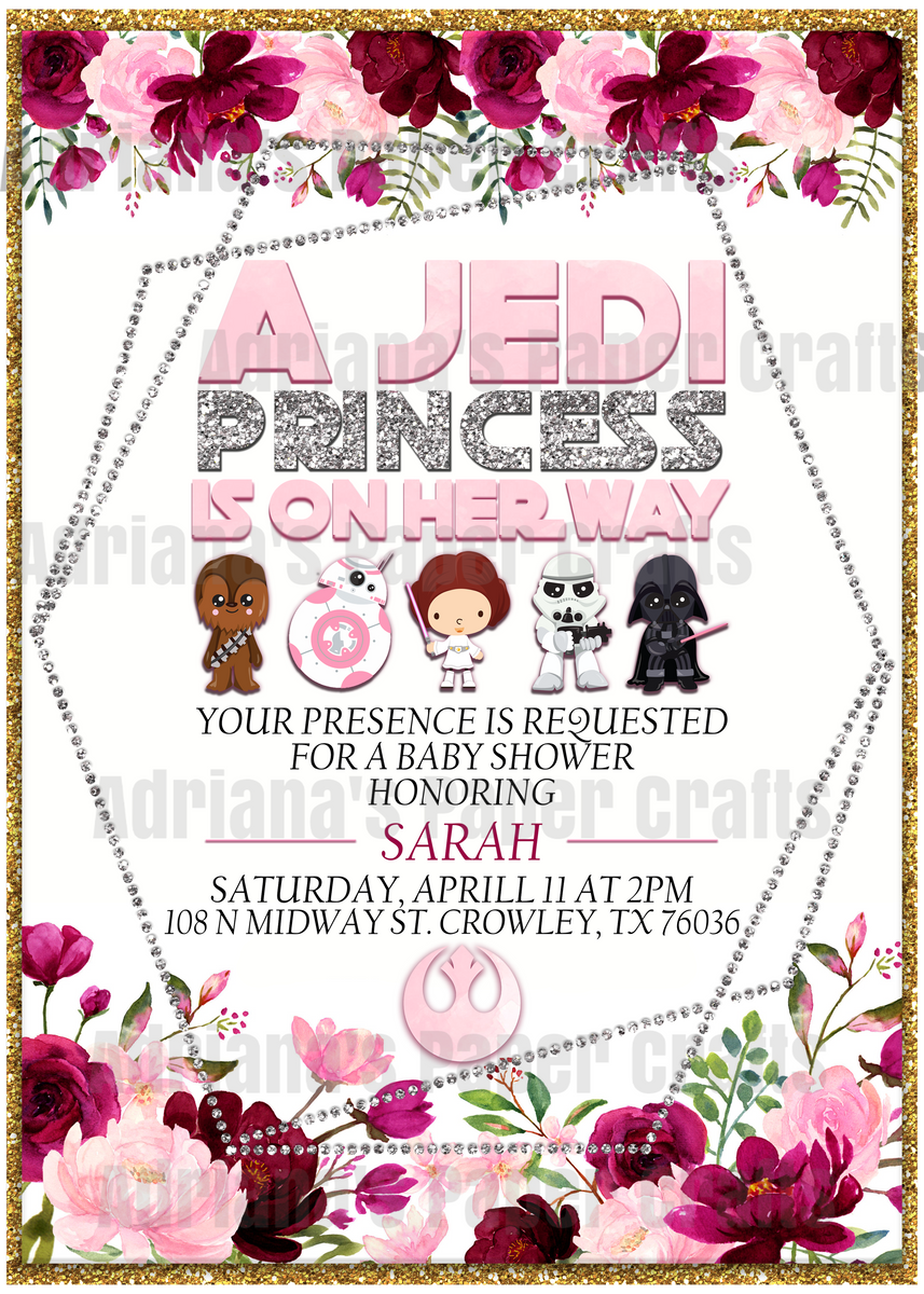 Baby shower on sale star wars