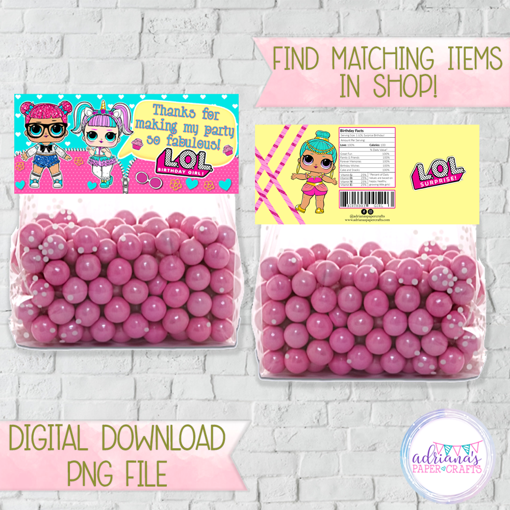 Free lol surprise printables shop