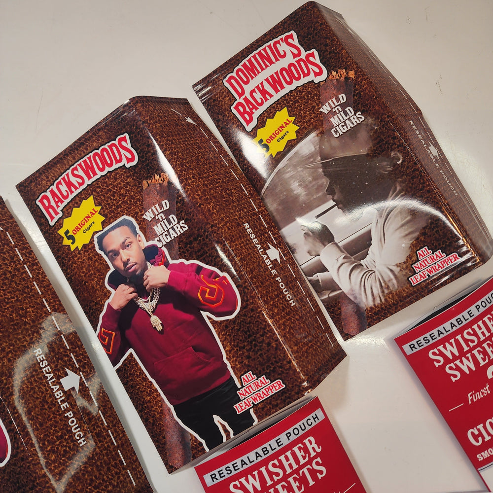 Custom Backwoods 5 Pack Pouch Wrapper