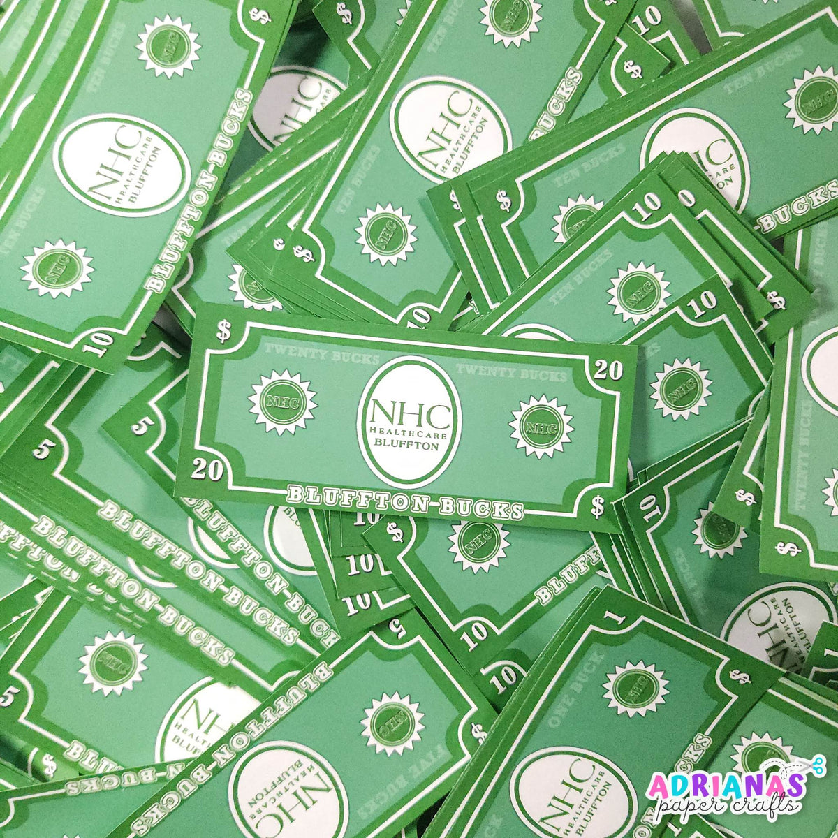 Fun Bucks Color Printable Custom Kids Bucks – Adriana's Paper Crafts