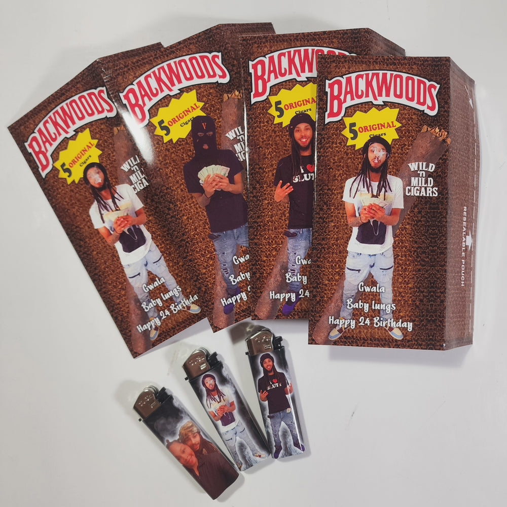 Custom Backwoods 5 Pack Pouch Wrapper