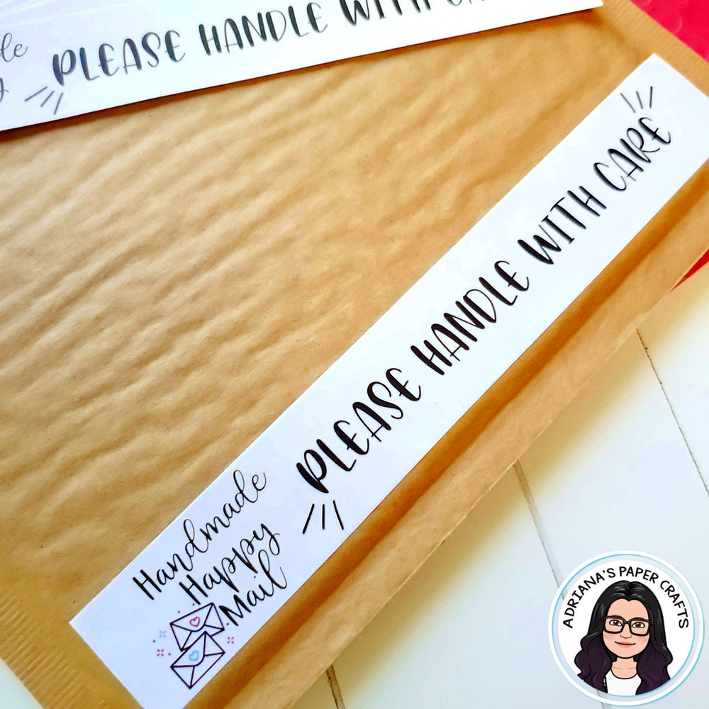 Handmade Happy Mail Labels - INSTANT DOWNLOAD