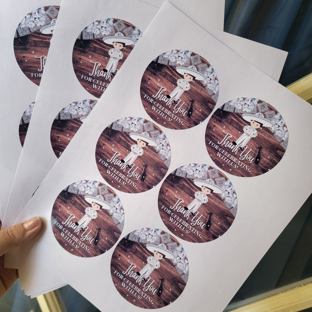 3 Inch Round Stickers - Set of 6 – Adriana's Paper Crafts