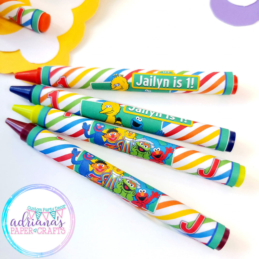 Custom Wrapped Crayons