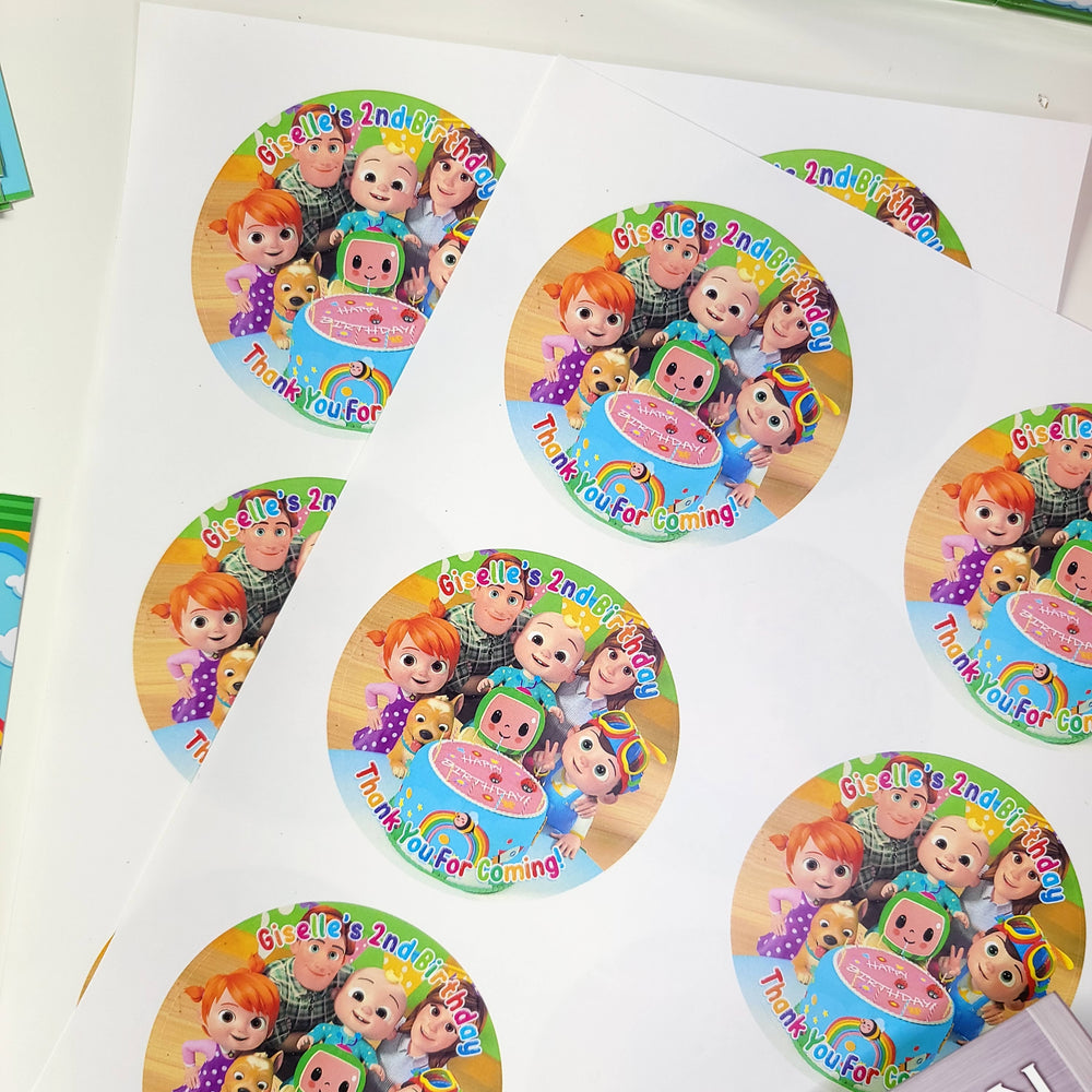 3 Inch Round Stickers - Set of 6 – Adriana's Paper Crafts