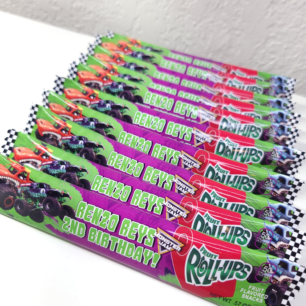 Printable Fruit Roll Up Wrapper Design