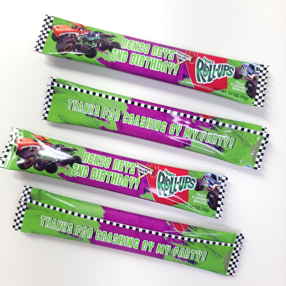 Printable Fruit Roll Up Wrapper Design