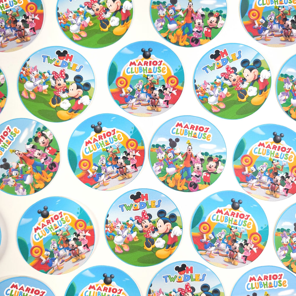 3 Inch Round Stickers - Set of 6