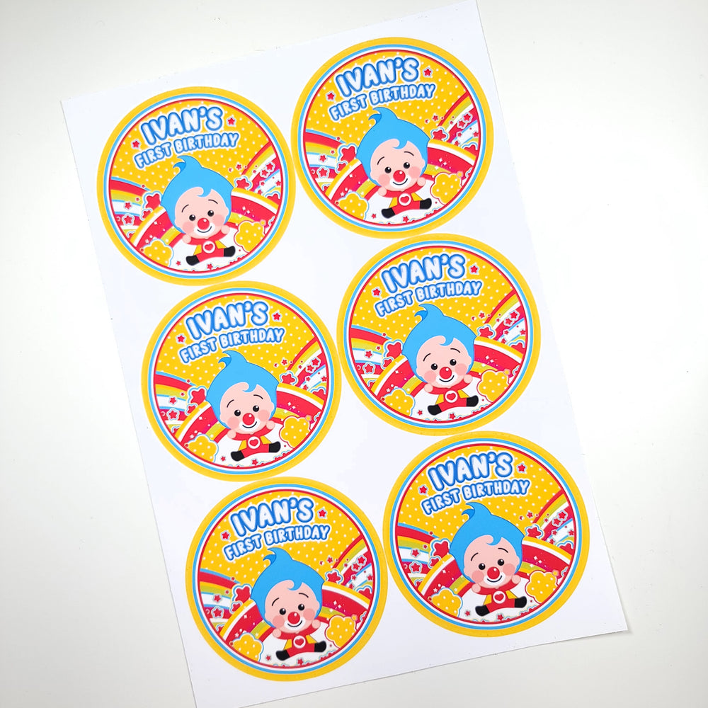 3 Inch Round Stickers - Set of 6