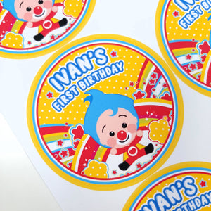 3 Inch Round Stickers - Set of 6