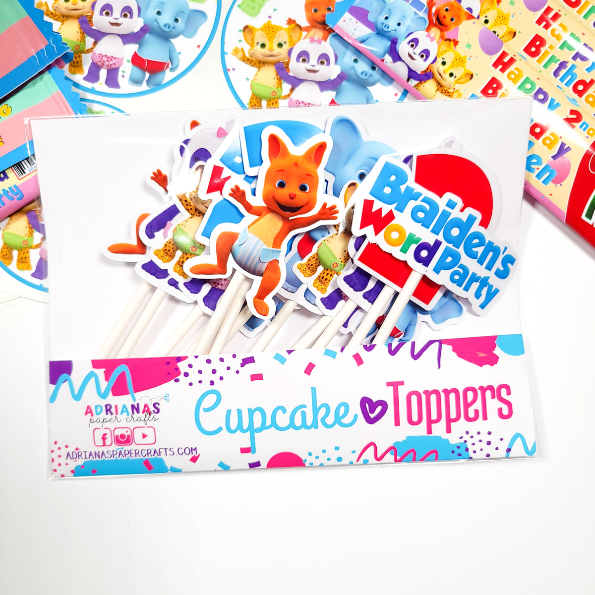 Printable Custom Packaging Insert – Adriana's Paper Crafts