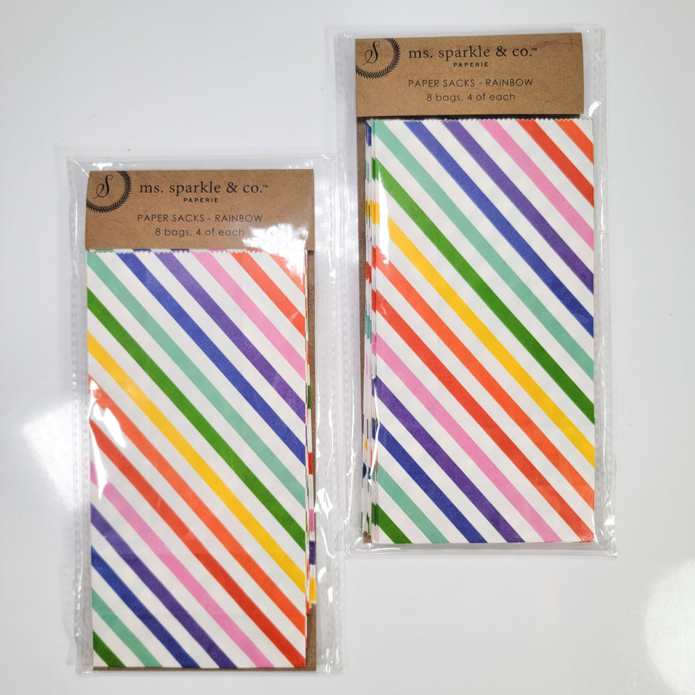 Mini Rainbow Paper Sacks