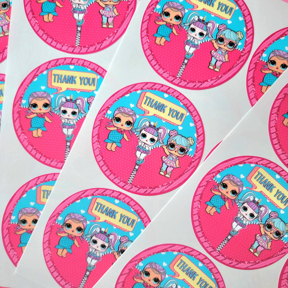3 Inch Round Stickers - Set of 6 – Adriana's Paper Crafts