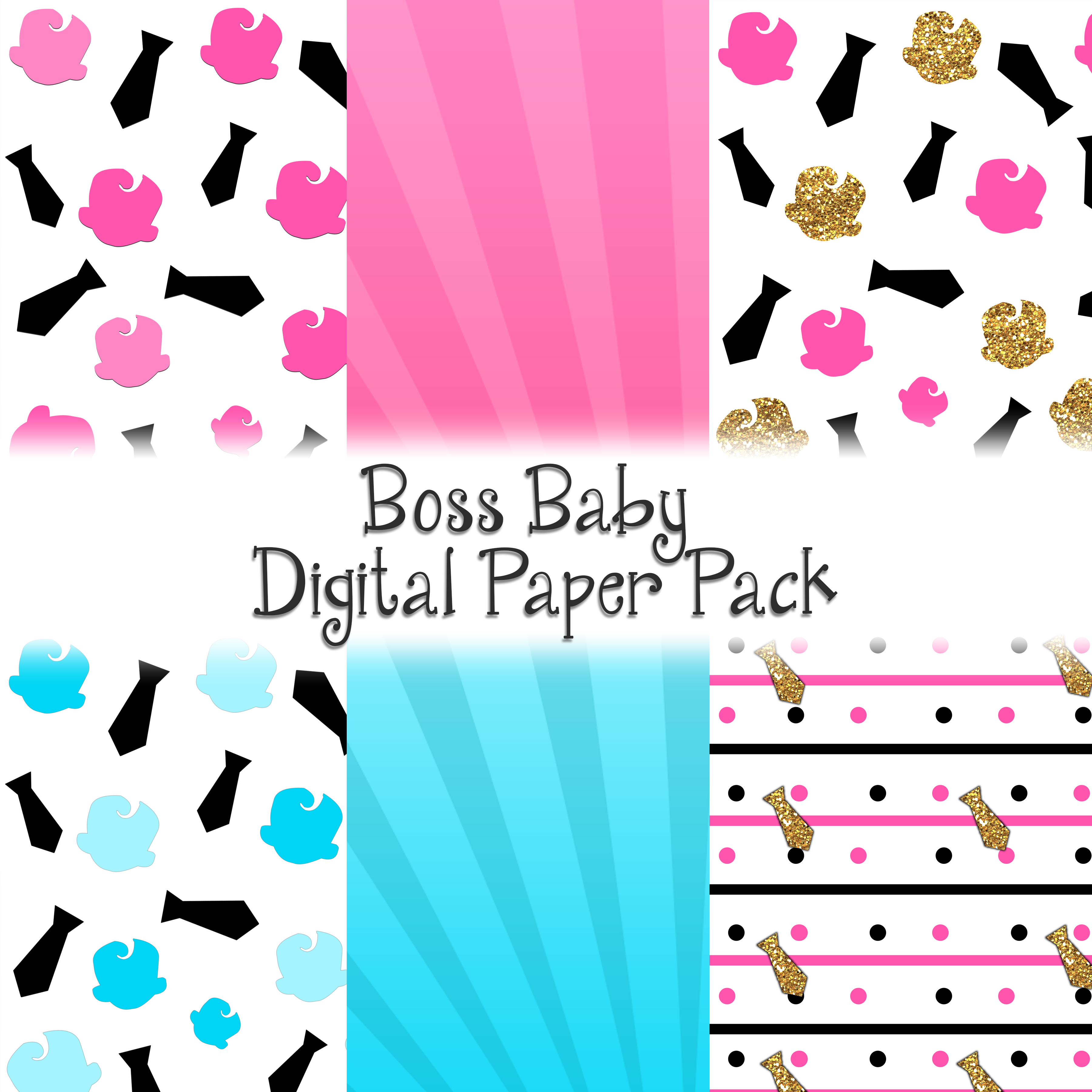 Boss Baby - Digital Paper Pack