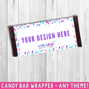 Printable Hershey Bar Wrapper Design