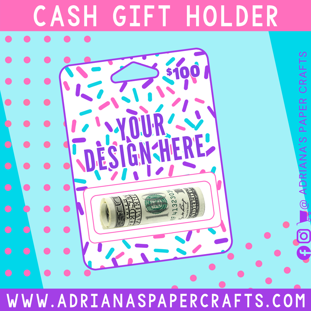 Printable Cash Gift Holder