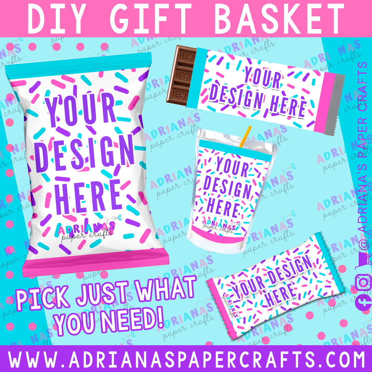 Single Wrappers + Labels – Adriana's Paper Crafts