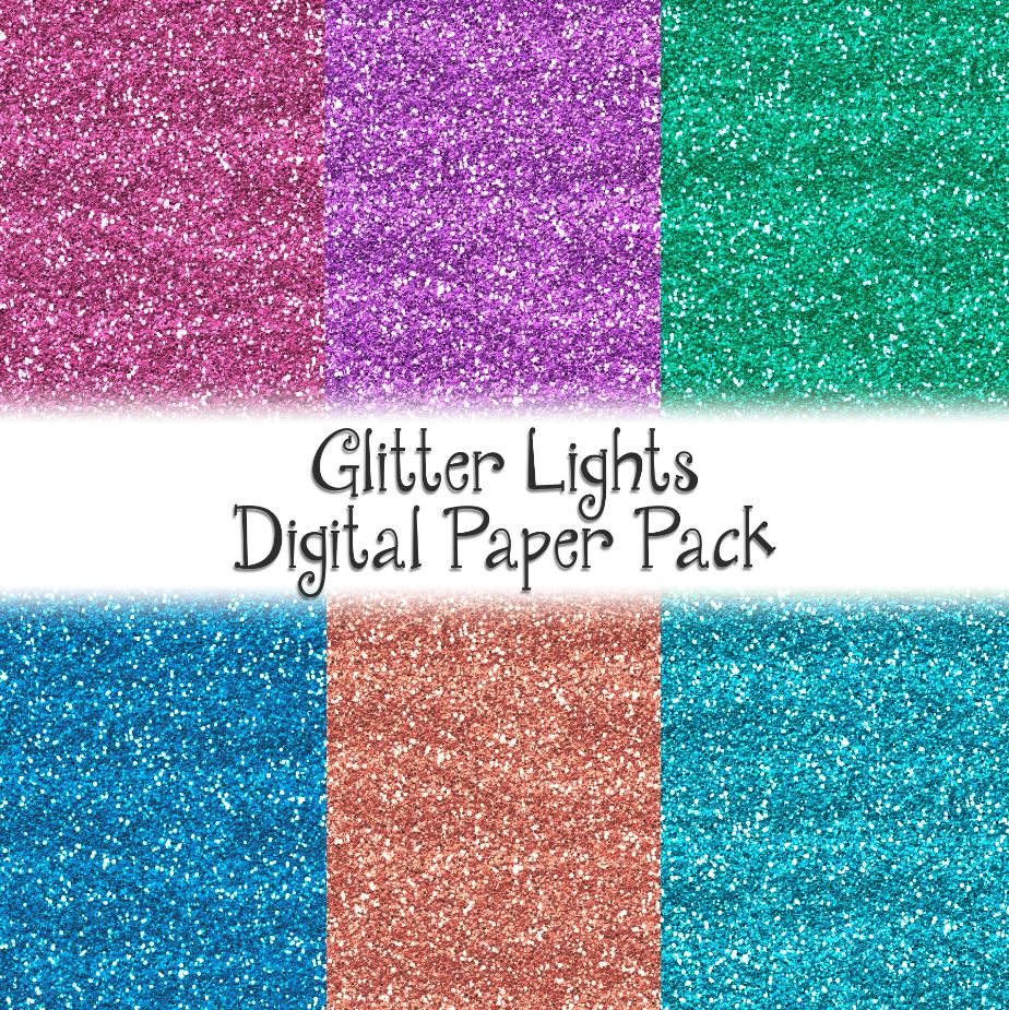 Glitter Light - Digital Paper Pack