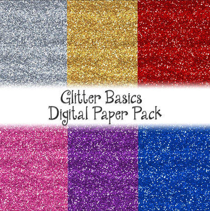 Glitter Basics - Digital Paper Pack