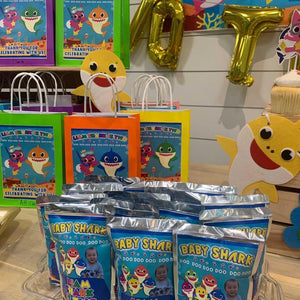 Printable Juice Pouch Labels Design