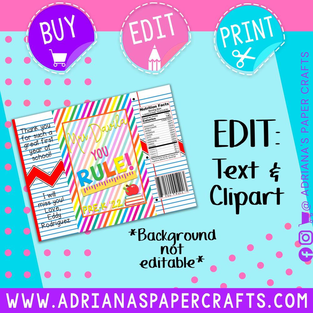 Editable Teacher Appreciation Chip Bag Design - Canva File – Adriana's Paper Crafts editable-teacher-appreciation-chip-bag-design-canva-file-adriana-s-paper-crafts