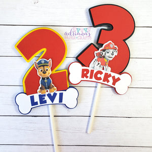 Paw Patrol Cake Topper