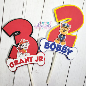 Paw Patrol Cake Topper