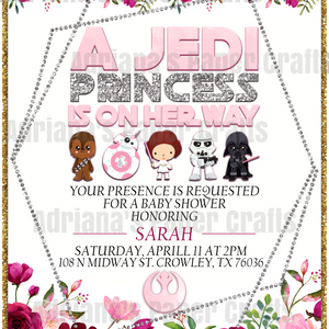 Star Wars Baby Shower Invitation