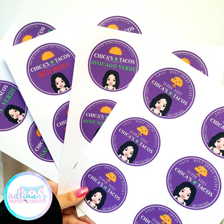 3 Inch Round Stickers - Set of 6 – Adriana's Paper Crafts