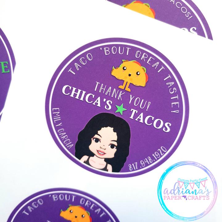 3 Inch Round Stickers - Set of 6 – Adriana's Paper Crafts