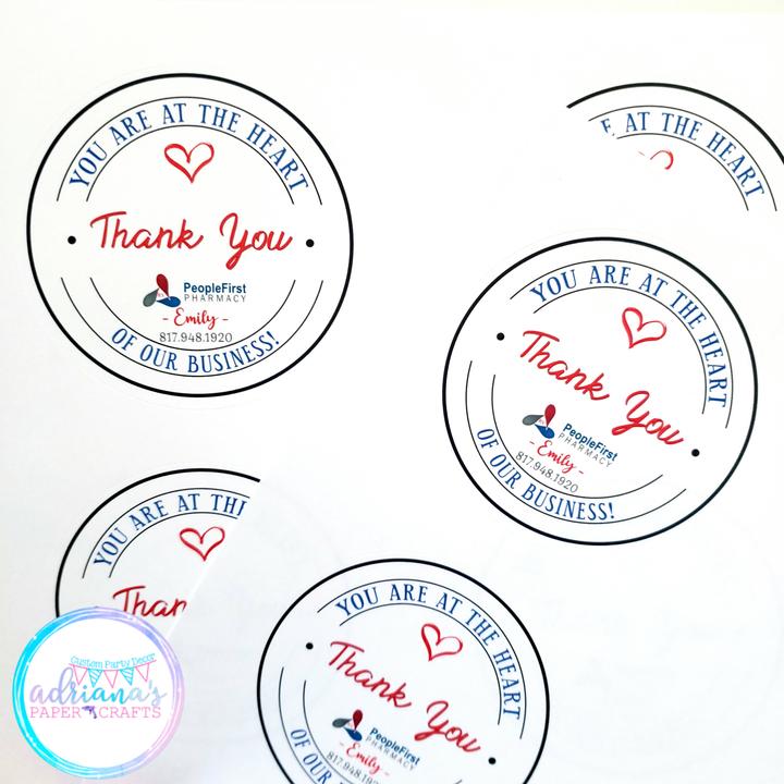 3 Inch Round Stickers - Set of 6 – Adriana's Paper Crafts