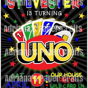 UNO Party Invitation