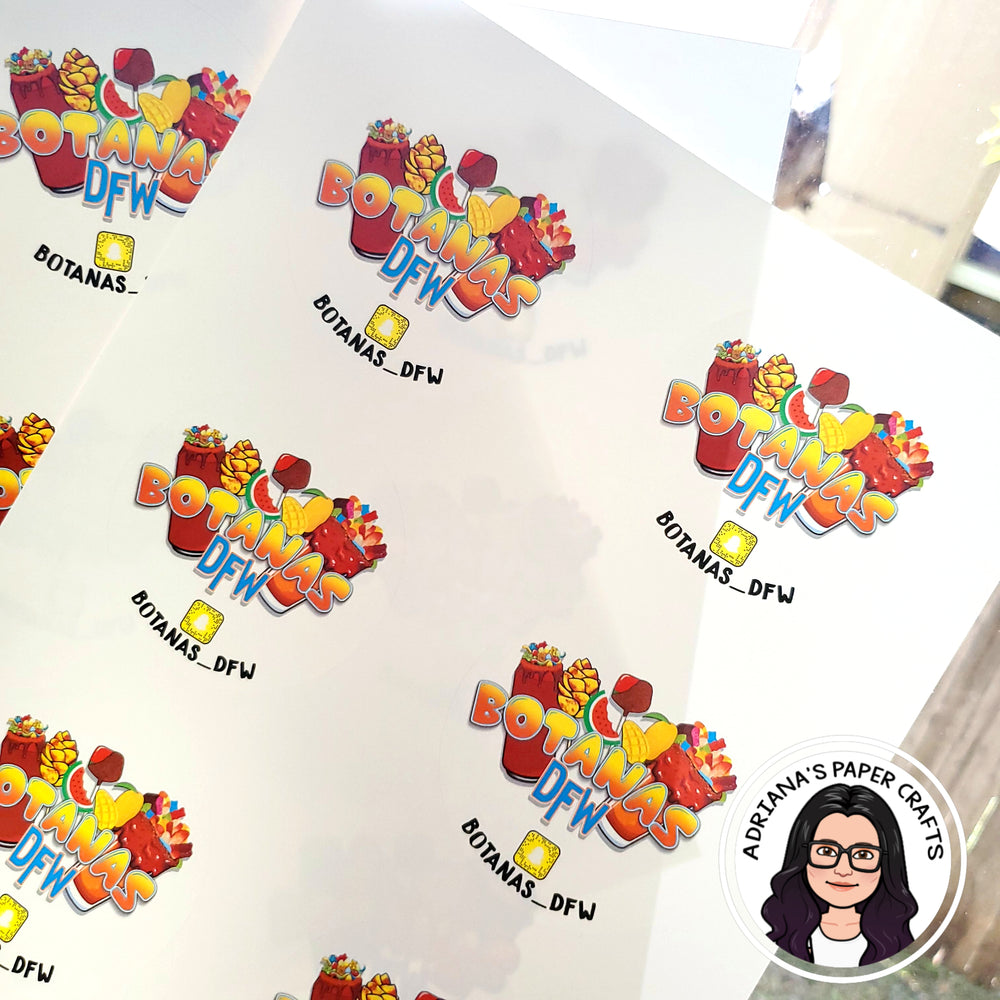 3 Inch Round Stickers - Set of 6 – Adriana's Paper Crafts