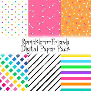 Sprinkle-n-Friends Digital Paper Pack