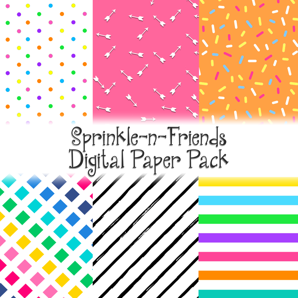 Sprinkle-n-Friends Digital Paper Pack