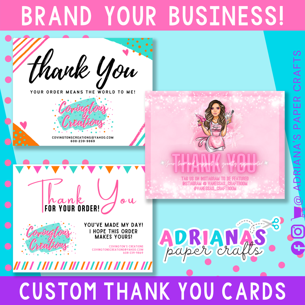 Thank You Cards - Set of 12