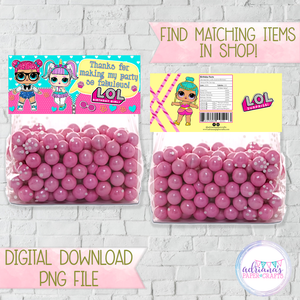 Printable Lol Surprise Bag Toppers