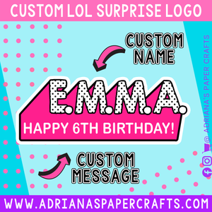 Custom LOL Surprise Dolls Logo