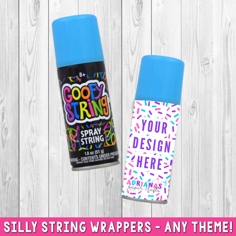 Printable Silly String Wrappers