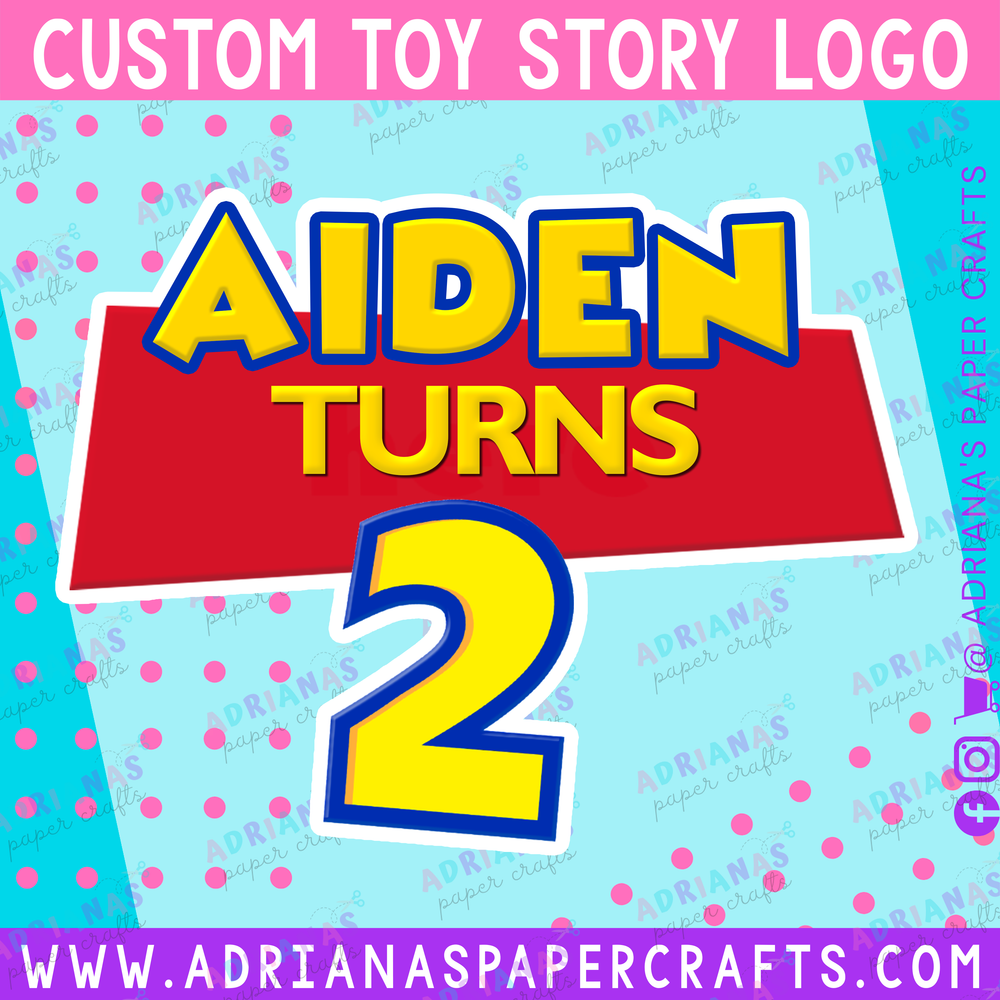 Custom Toy Story Logo